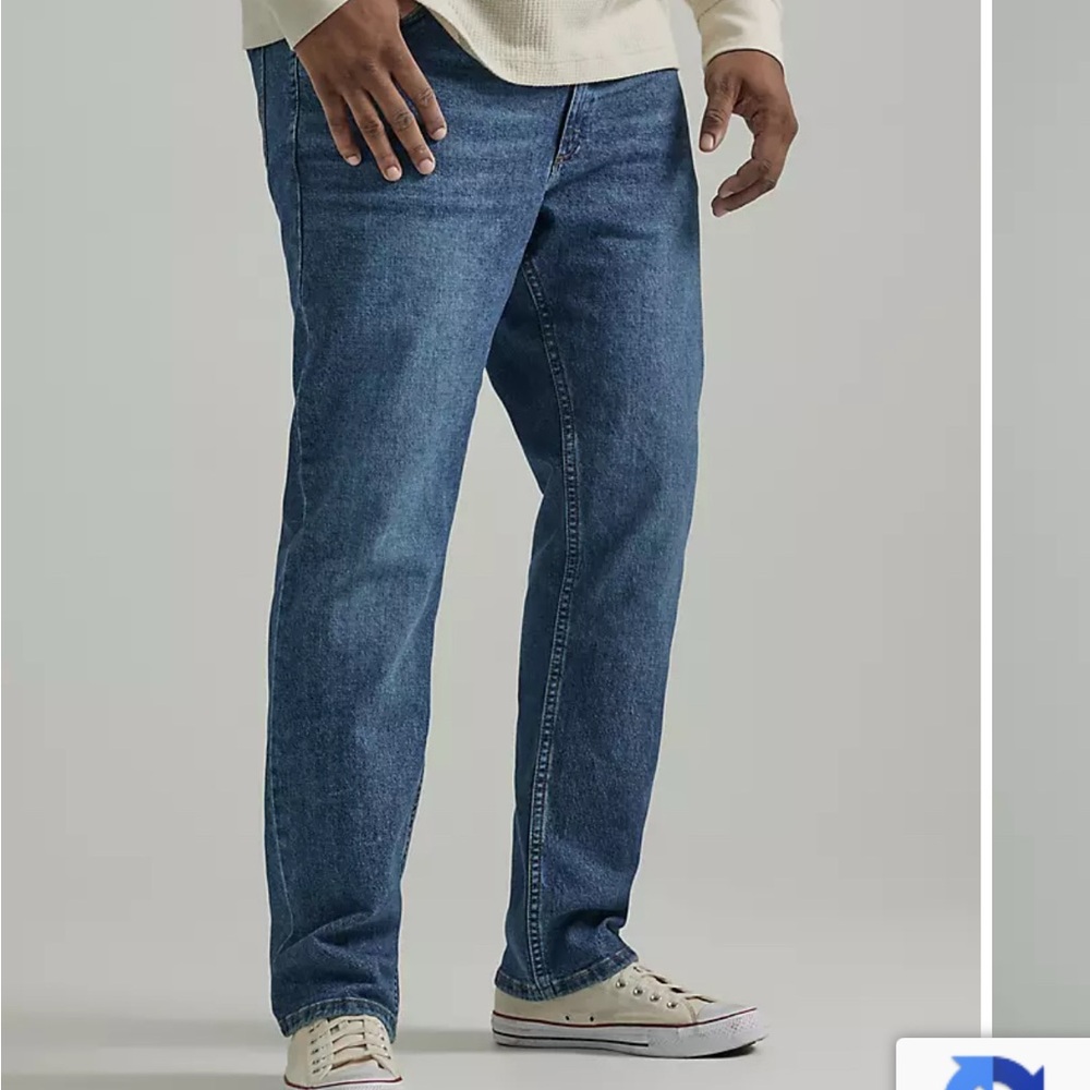 Lee Men's Straight Blue Jeans